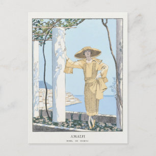 George Barbier, Art Deco Postcard