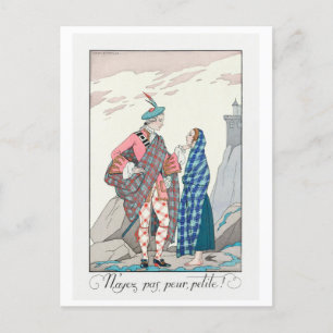 George Barbier, Art Deco Postcard