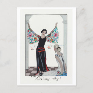 George Barbier, Art Deco Postcard