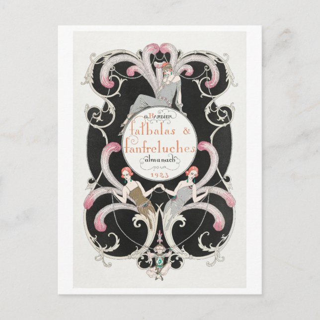 George Barbier, Art Deco Postcard (Front)