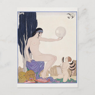 George Barbier, Art Deco Postcard