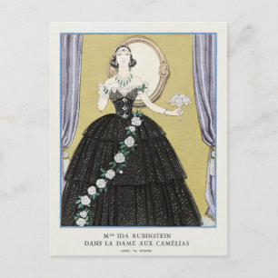 George Barbier, Art Deco Postcard