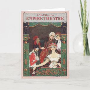 George Barbier, Art Deco Thank You Card