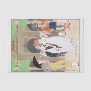 George Barbier, Art Deco Tissue Paper