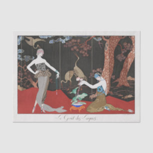 George Barbier, Art Deco Tissue Paper