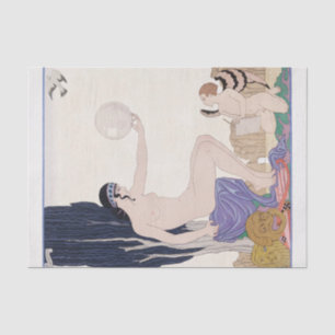 George Barbier, Art Deco Tissue Paper