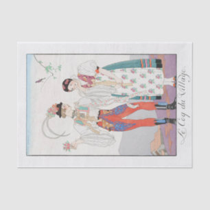 George Barbier, Art Deco Tissue Paper