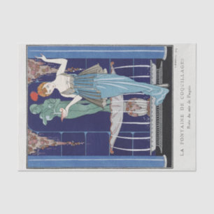 George Barbier, Art Deco Tissue Paper