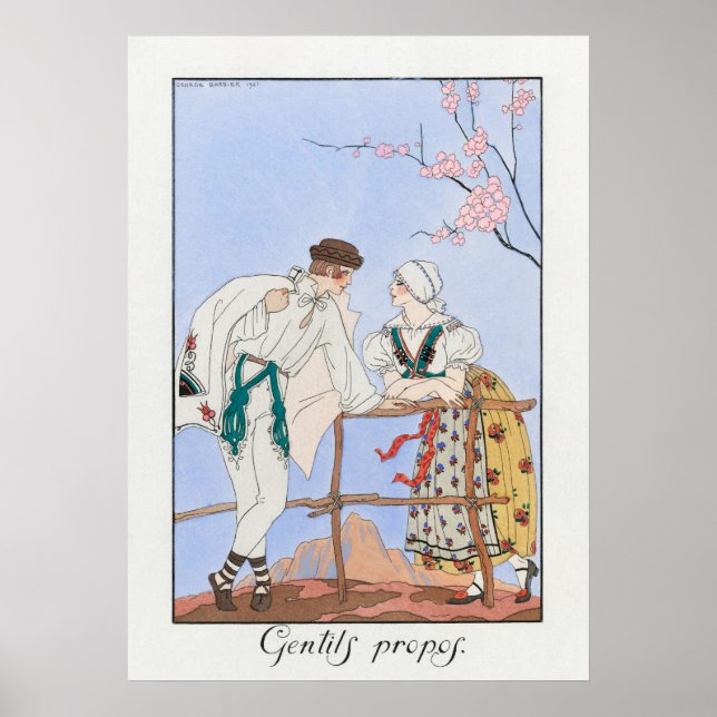 George Barbier Poster (Front)