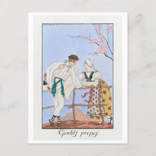 George Barbier Vintage Fashion Postcard