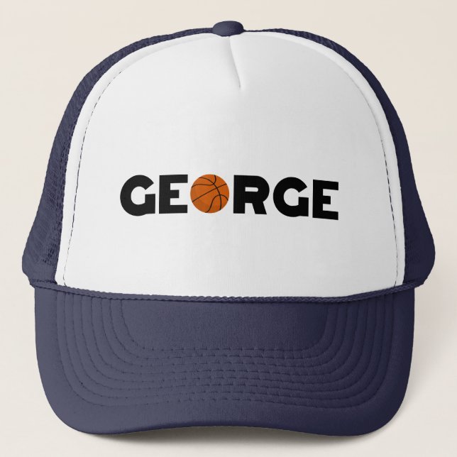 George Basketball Trucker Hat (Front)