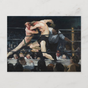 George Bellows Stag at Sharkey's Art of Boxing Postcard