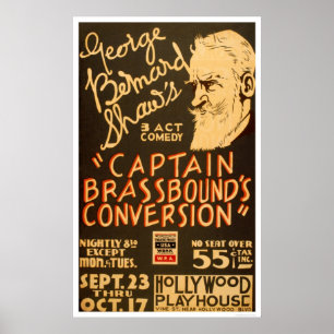 George Bernard Shaw 1938 WPA Poster