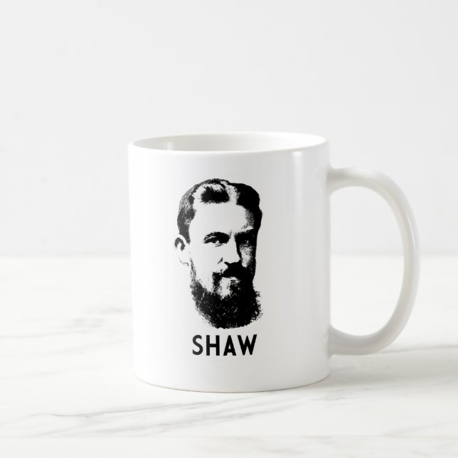 George Bernard Shaw Coffee Mug (Right)