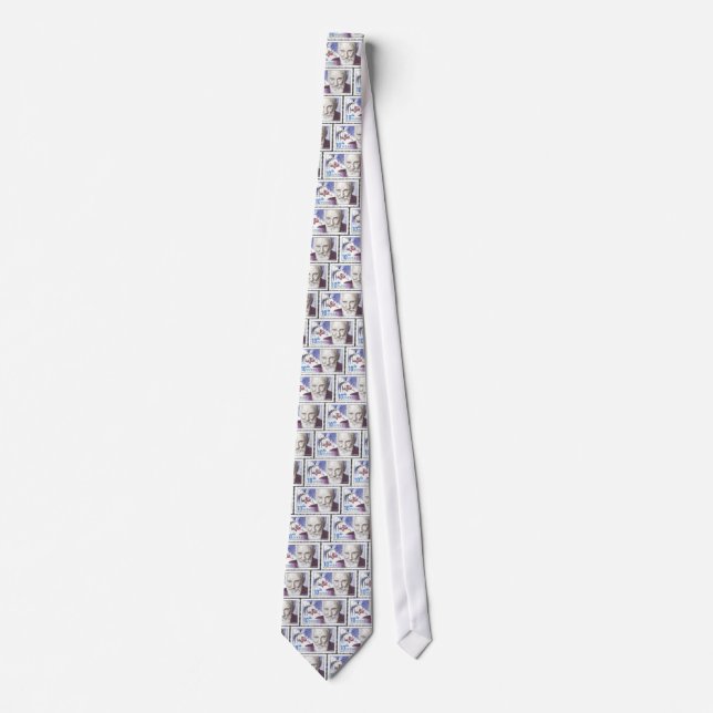 George Bernard Shaw Pygmalion Stamp Tie (Front)