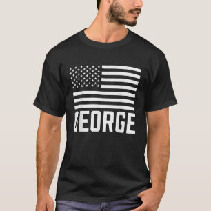 George Birthday Personalised Forename Name Usa T-Shirt