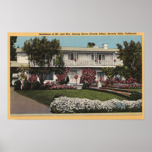 George Burns and Gracie Allen's Home Poster (Front)
