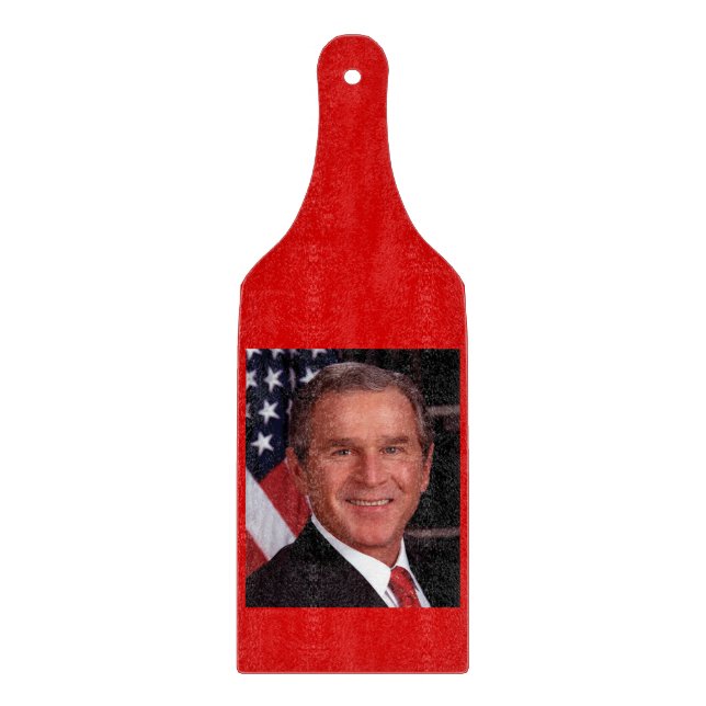 George Bush 43rd US American President Photo Cutting Board (Front)