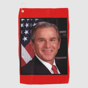 George Bush 43rd US American President Photo Golf Towel
