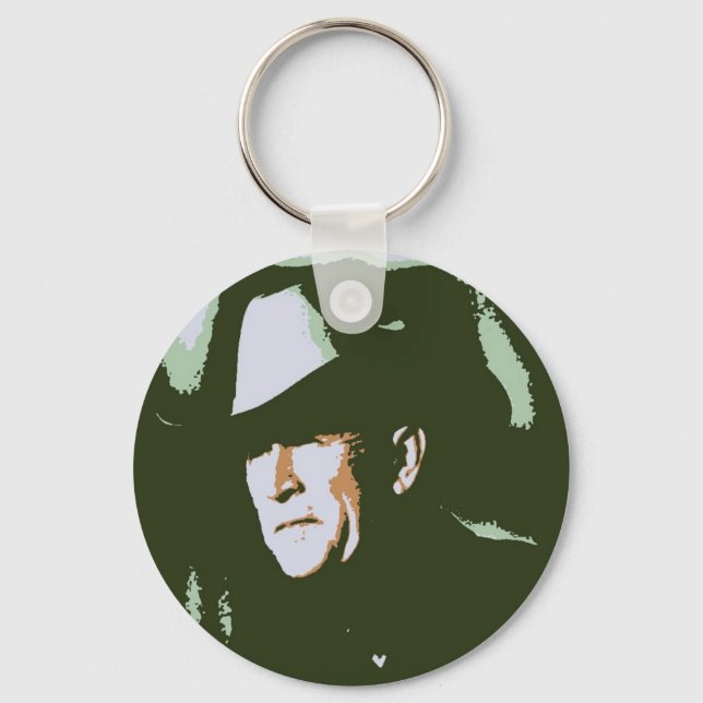 George Bush/Cowboy Key Ring (Front)