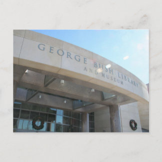 George Bush Library Postcard
