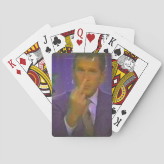 George Bush Middle Finger Playing Cards