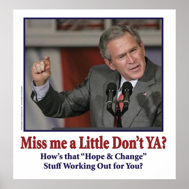 George Bush/Miss Me Just a Little? Poster (Front)