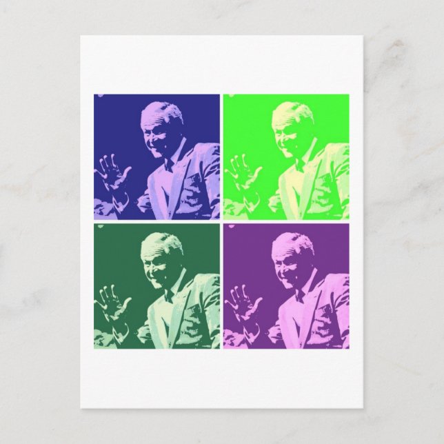 George Bush/Miss Me Yet? Postcard (Front)