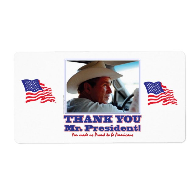 George Bush/Thank you! (Front)