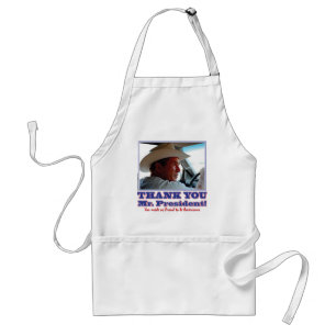 George Bush/Thank you! Standard Apron