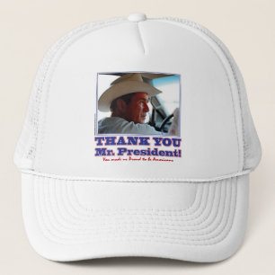 George Bush/Thank you! Trucker Hat