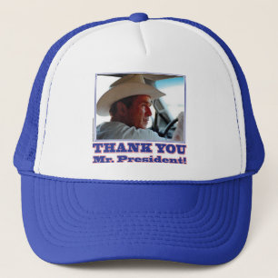 George Bush/Thank you! Trucker Hat