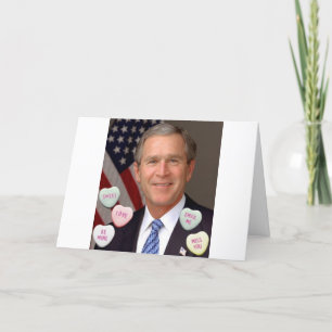 George Bush Valentine's Day Holiday Card