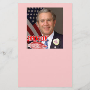 George Bush Valentine's Day Stationery