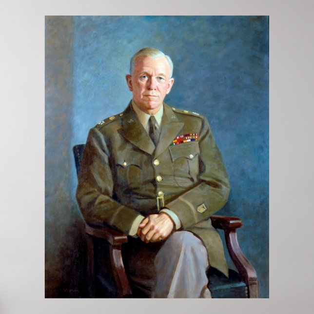 George C. Marshall by Thomas Edgar Stephens (1949) Poster (Front)