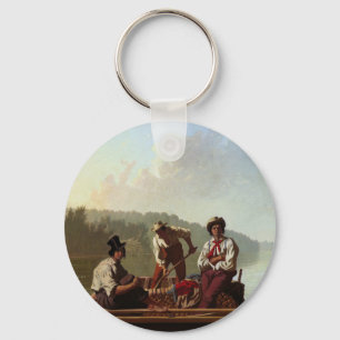 George Caleb Bingham Boatmen on the Missouri  Key Ring