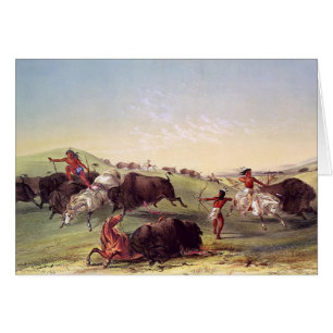 George Catlin - Buffalo Hunt