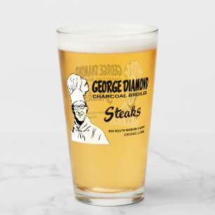 George Diamond Restaurant, Chicago, IL Glass