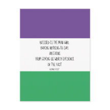 George Eliot Quote Postcard