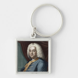 George Frederic Handel, engraved by Thomson Key Ring