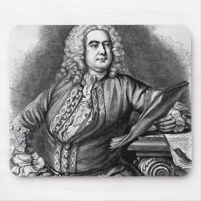 George Frederick Handel, 1749 Mouse Pad (Front)
