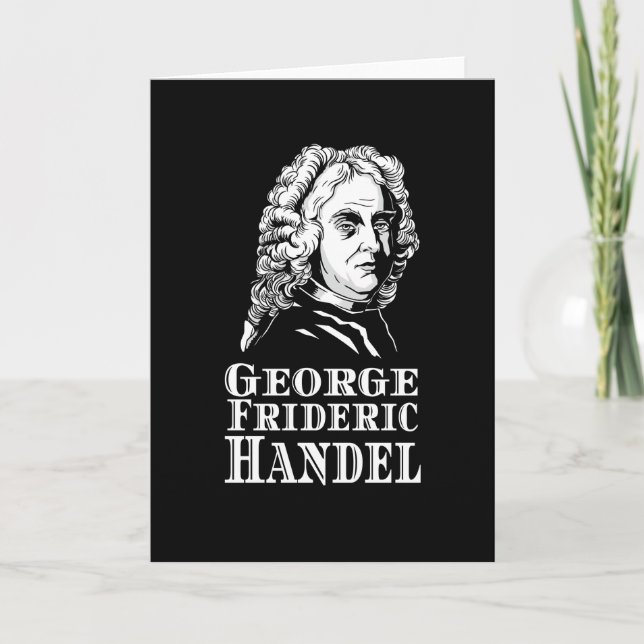 George Frideric Handel Portrait Card (Front)