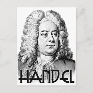 George Frideric Handel Postcard