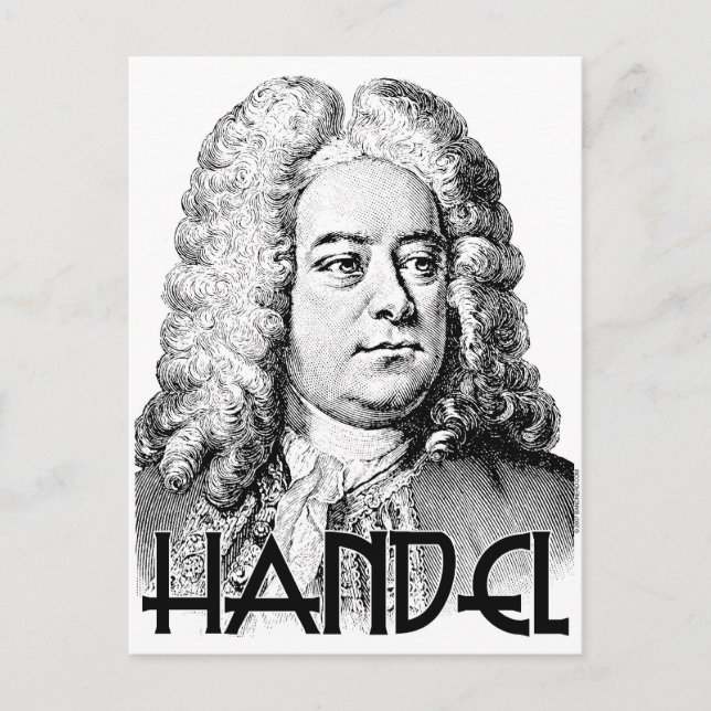 George Frideric Handel Postcard (Front)