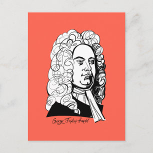 George Frideric Handel Postcard