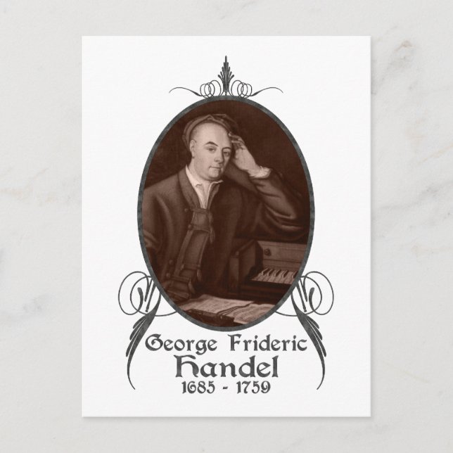 George Frideric Handel Postcard (Front)