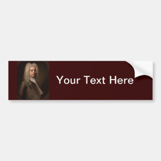 George Frideric Hanel by Balthasar Denner Bumper Sticker