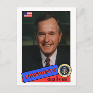 George H.W. Bush Baseball Card