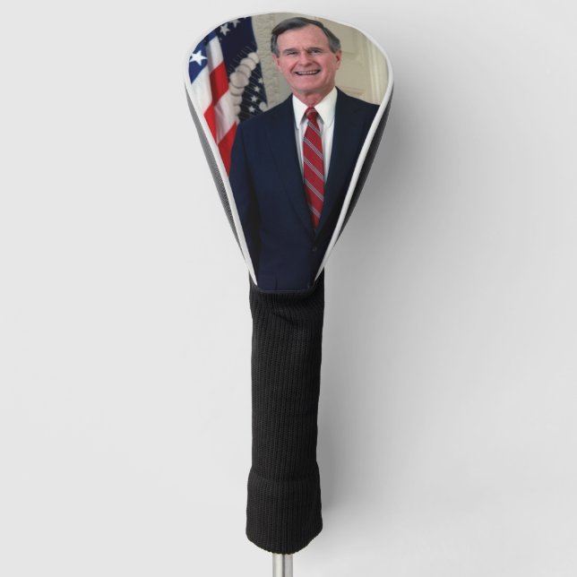George H. W. Bush Golf Head Cover (Front)