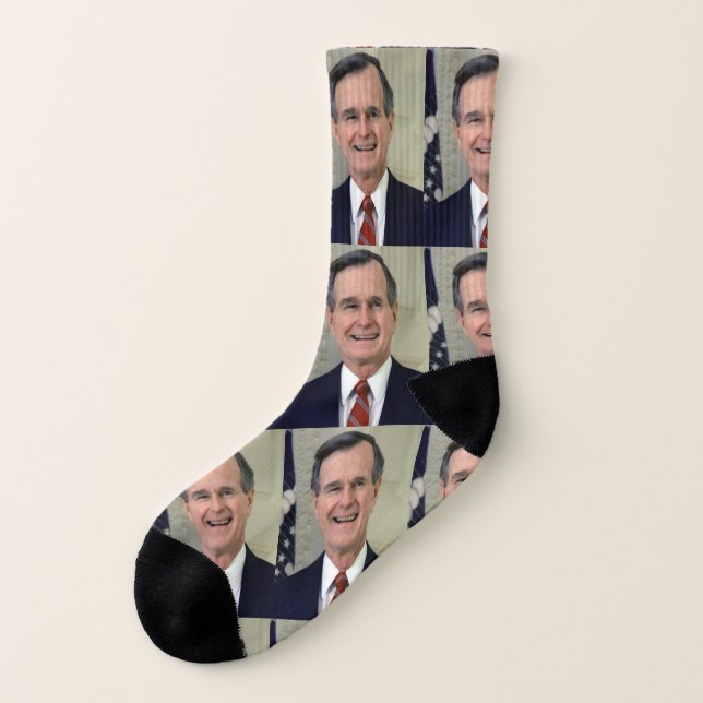 George H W Bush Socks (Left Outside)